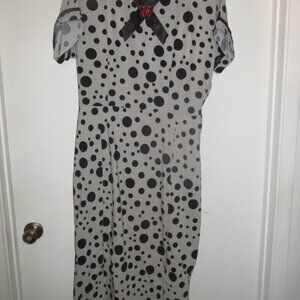 New without tags Bettie Page bombshell polka dot dress size XL